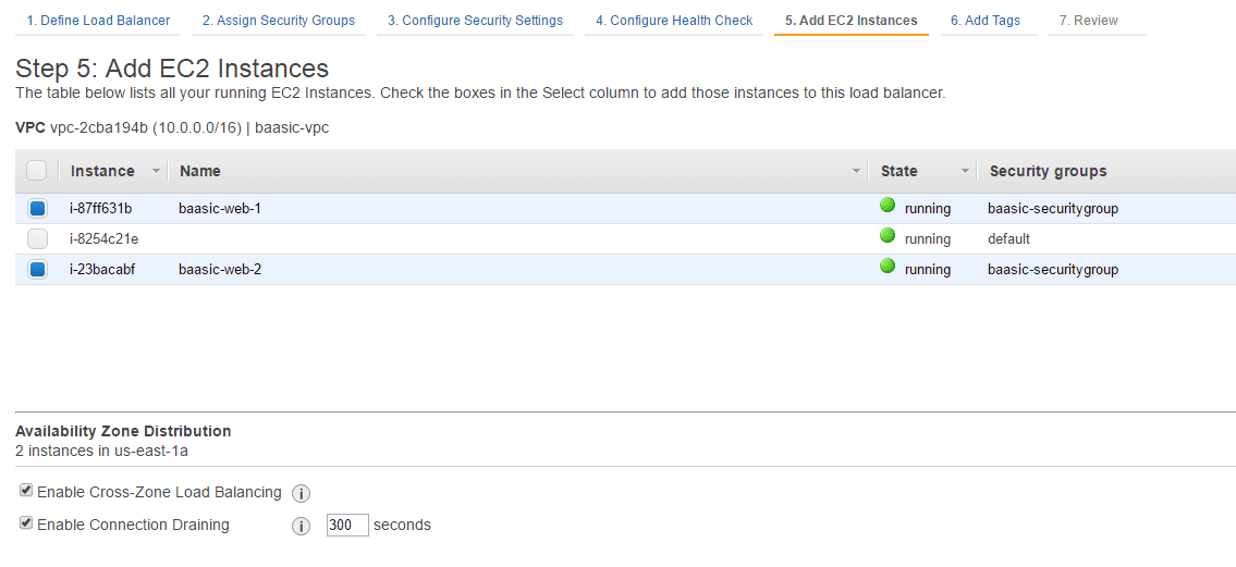 Load Balancer Step 5