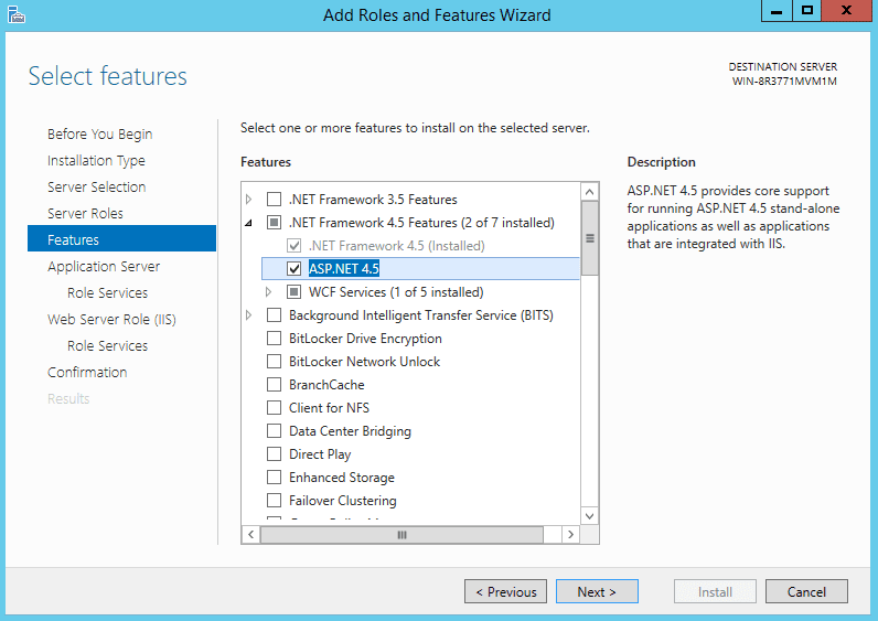 ASP.NET Feature