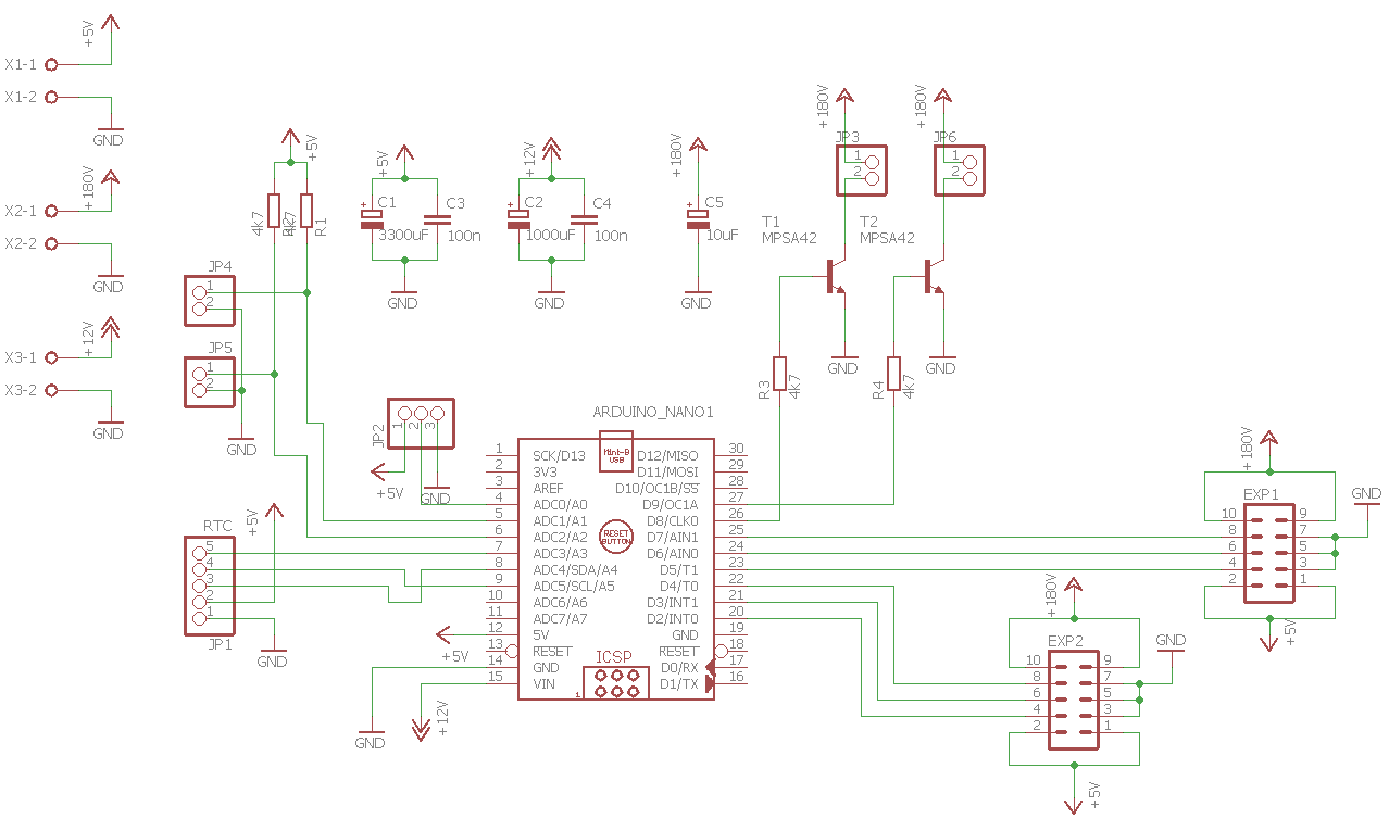 DIY Arduino IN-1 (ИН-1) Nixie Tube Clock 