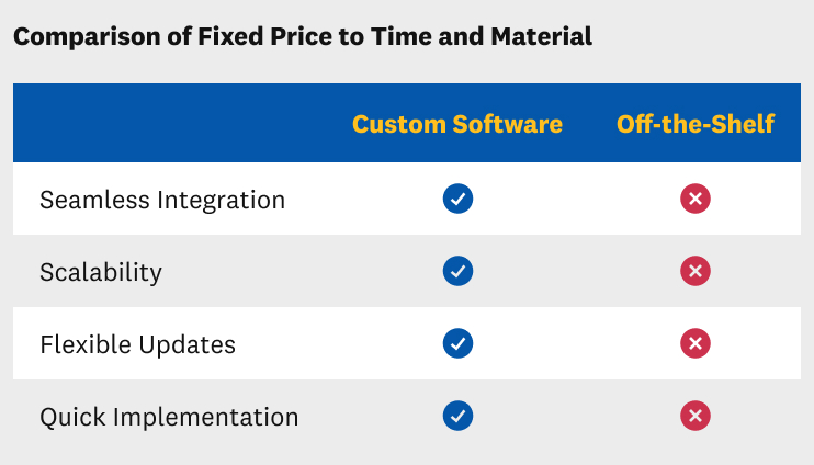 Custom vs Off-the-Shelf Software