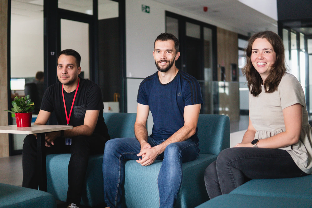 Luka Agić, Ivan Kočiš i Barbara Friščić