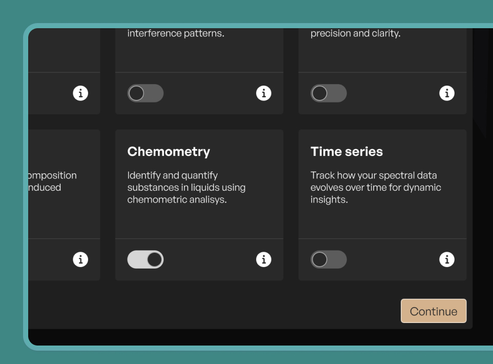 AvaSoftX Welcome Screen Compact View